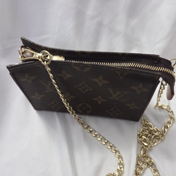 Authentic Vintage Louis Vuitton Mini Pouch Crossbody Conversion Kit - Picture 4 of 14